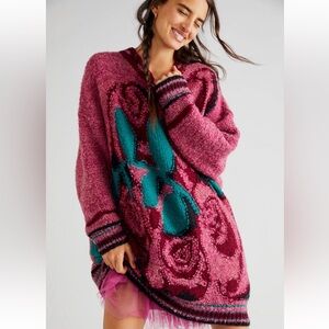 Free People Row of Roses Tunic